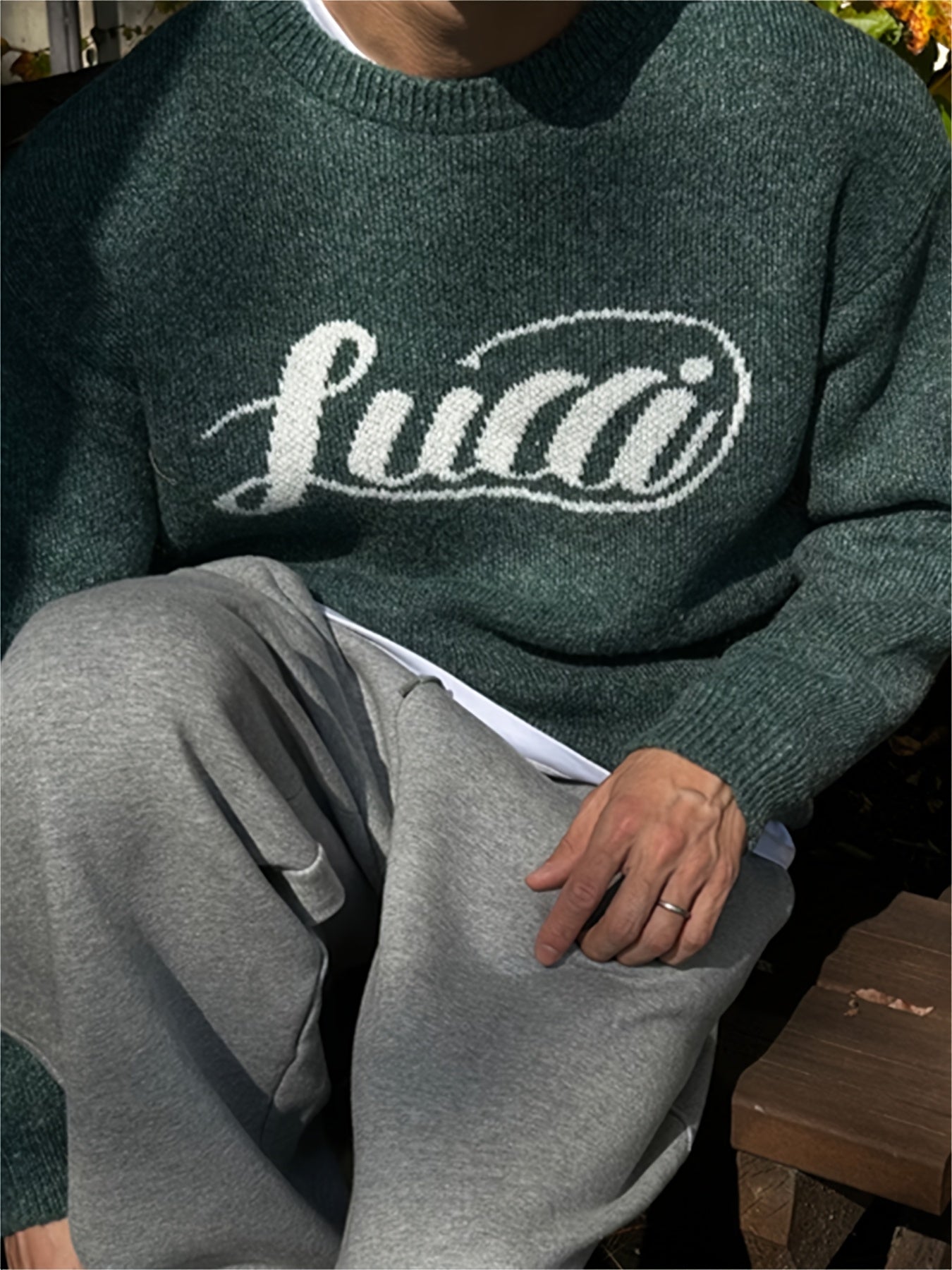 Pull en tricot d’hiver chaud