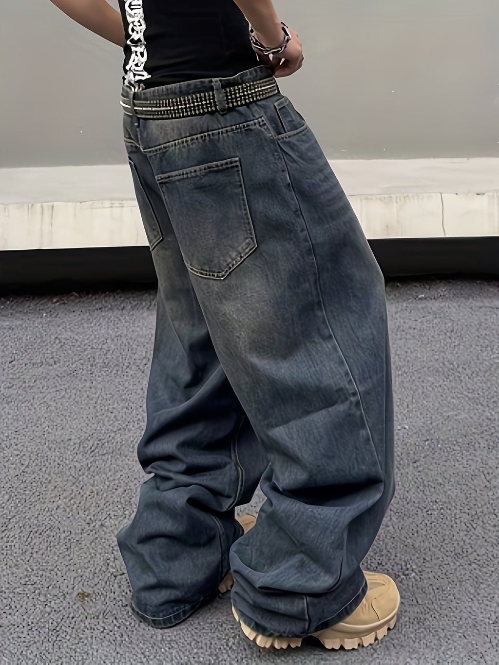 Jeans décontractés larges