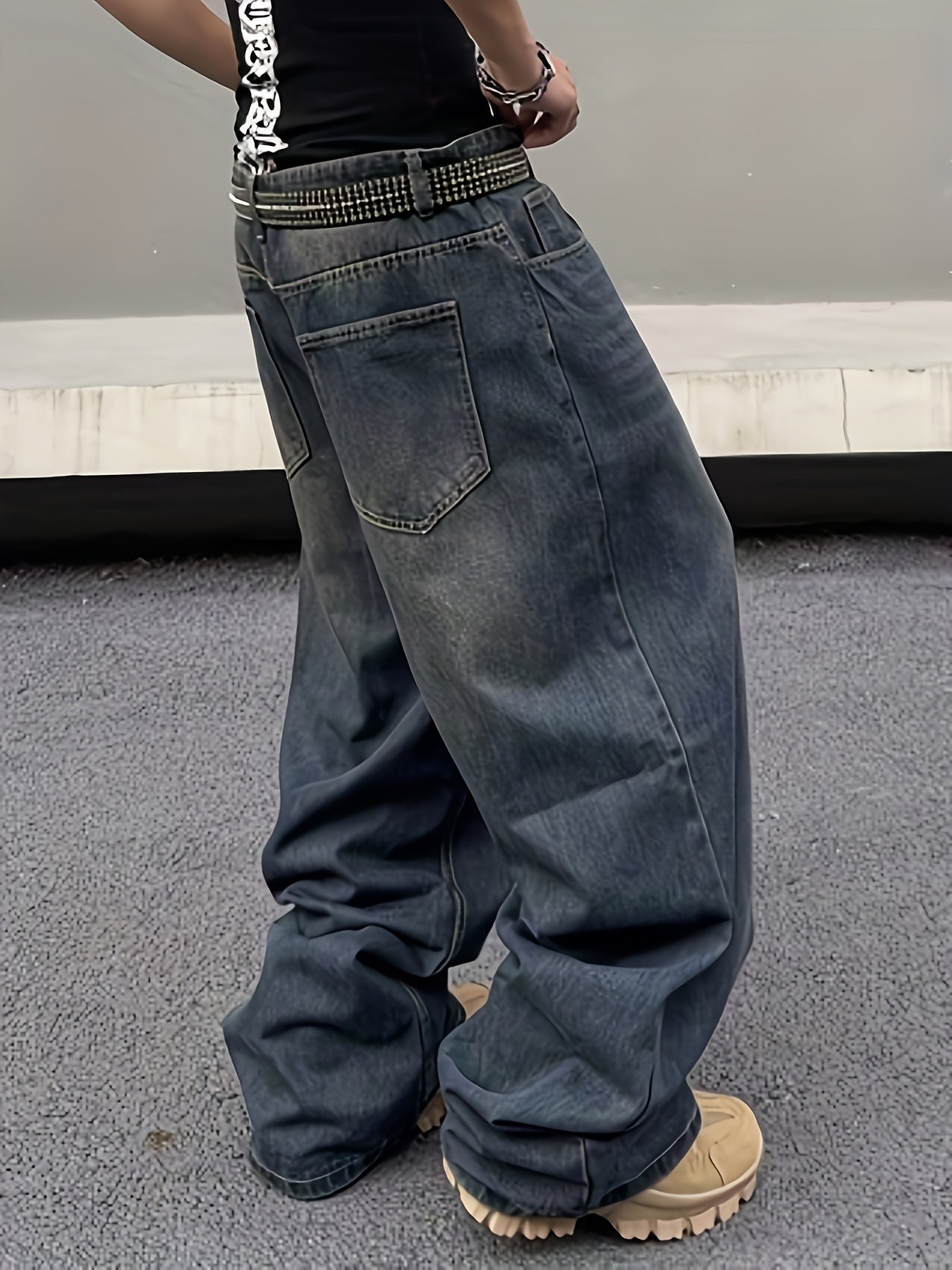 Jeans décontractés larges