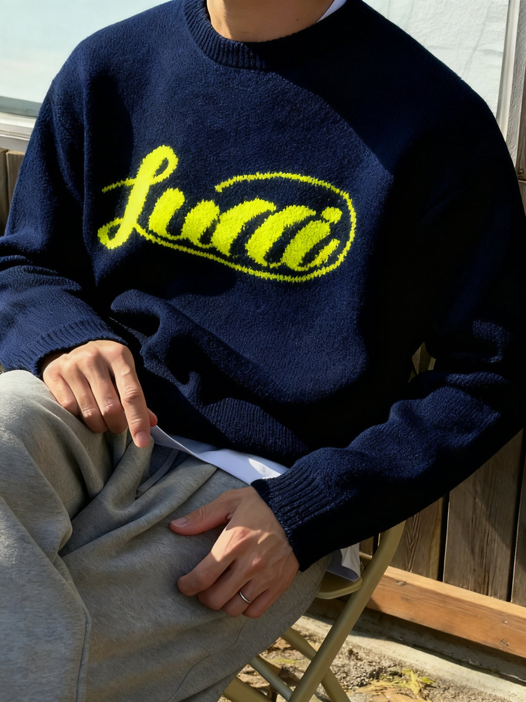 Pull en tricot d’hiver chaud