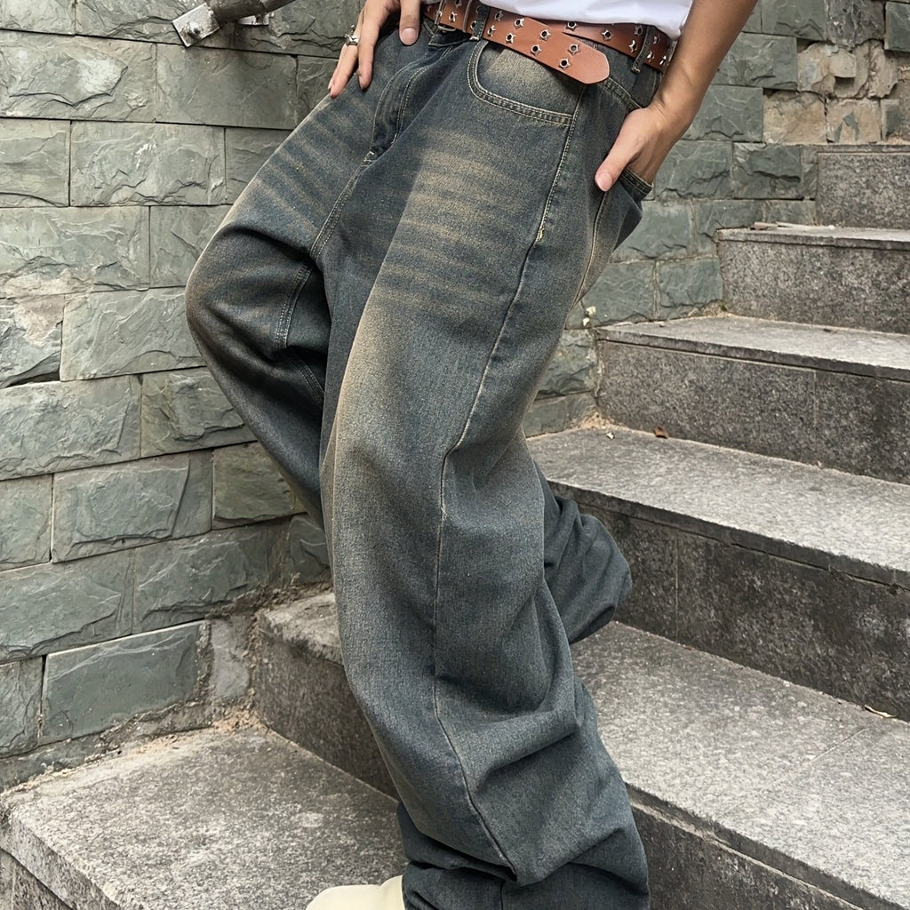 Jeans décontractés larges