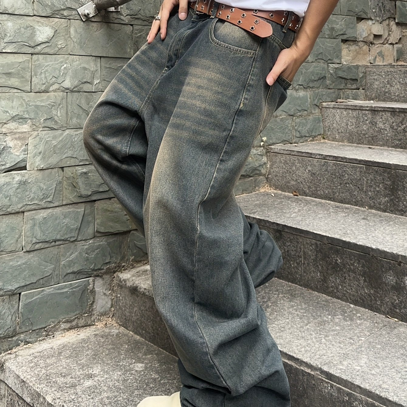 Jeans décontractés larges