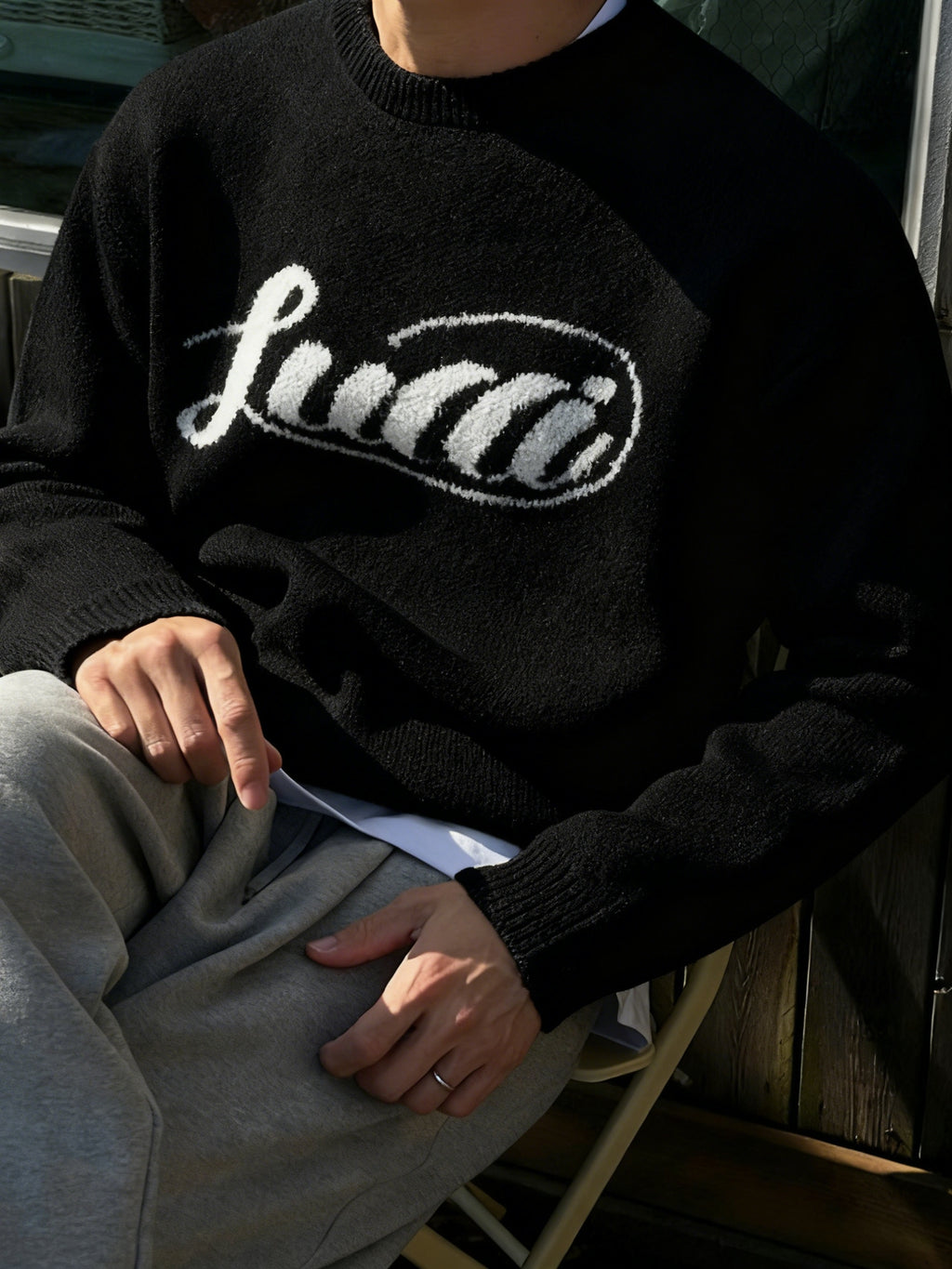 Pull en tricot d’hiver chaud