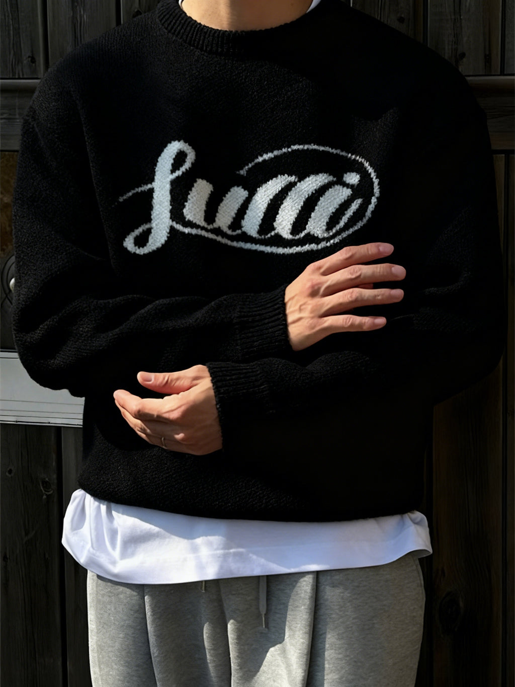 Pull en tricot d’hiver chaud