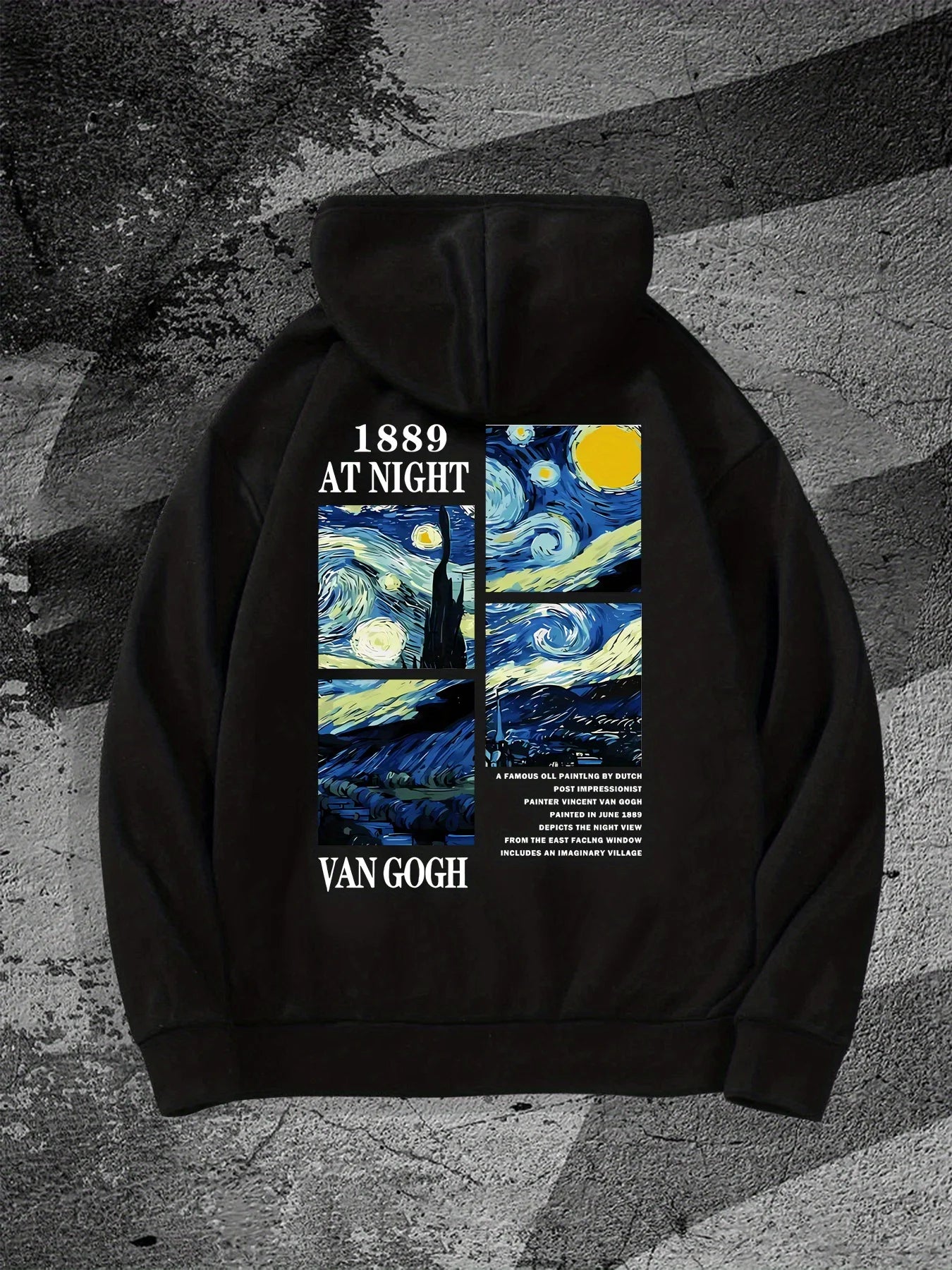 Sweat à capuche de nuit étoilée