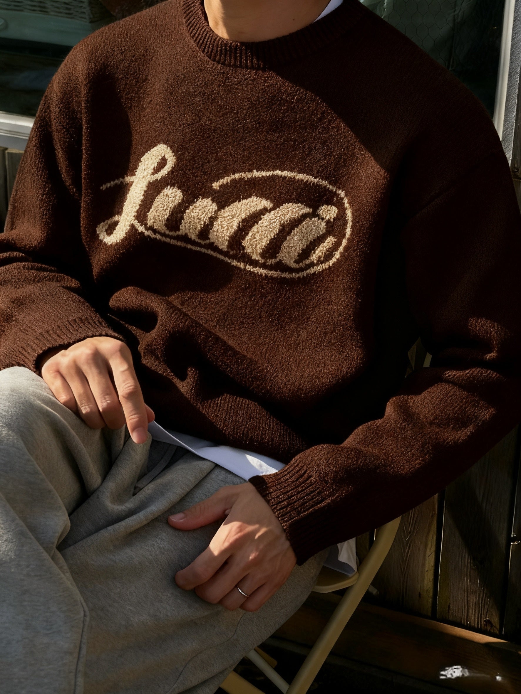 Pull en tricot d’hiver chaud