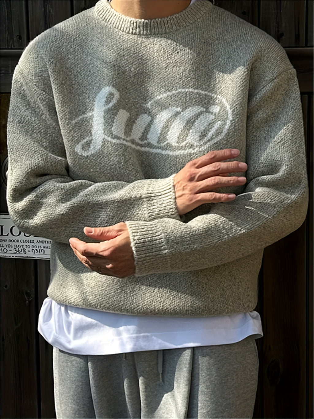 Pull en tricot d’hiver chaud